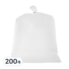 VERONA 扁平垃圾分類垃圾袋透明, 100L, 200個