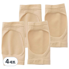 재마로 뒤꿈치케어 나일론 보습 양말 스킨 2켤레, 4세트