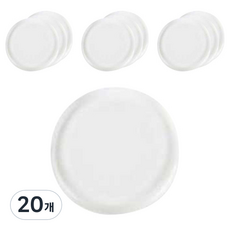 원형 실리콘 퍼프, 20개