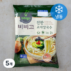 비비고 진한 교자칼국수 2인분 (냉동), 630g, 5개