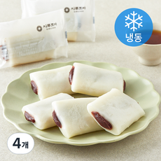 시루조아 굳지않는 흰 앙꼬절편 (냉동), 360g, 4개, 1개입