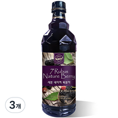 조은약초 세븐 복분자 청, 900ml, 3개