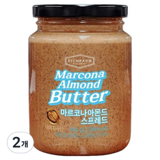 리치팜너트 마르코나 아몬드 스프레드, 2개, 400g