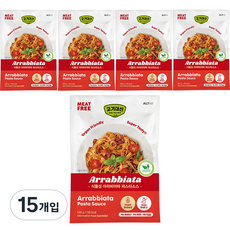 알티스트 식물성 아라비아따 파스타소스, 130g, 15개