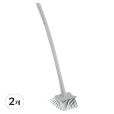 비바베이직 욕실 바닥 2in1 청소솔, 그레이, 2개
