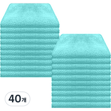 World Clean 多功能超細纖維抹布 大型 薄荷綠, 40個