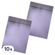 Misoroun 紙質文件檔案收納袋 23.9 x 33 cm, 10個, 紫色