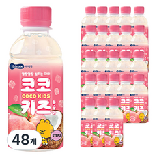 베베쿡 코코키즈 복숭아, 220ml, 48개