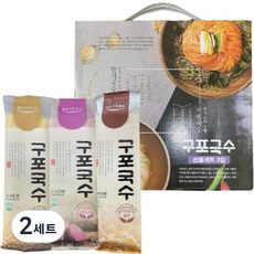 구포국수 삼색 소면 310g + 자색고구마 310g + 콩 310g 선물세트, 930g, 2세트
