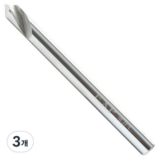 EX-POWER 超硬NC鑽頭 無塗層 90度 M5.0 x 10 x 60 mm, 3個