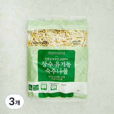 김구원선생 유기농 인증 장수 숙주나물, 500g, 3개