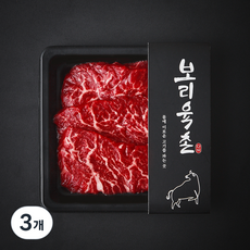 보리육촌 국내산 소고기 치마살 2등급 (냉장), 200g, 3개