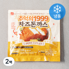 잇웨이브 추억의 1999 치즈돈까스 (냉동), 350g, 2개