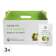 김재식헬스푸드 저온착즙 100% 진짜 양배추즙, 3L, 3개