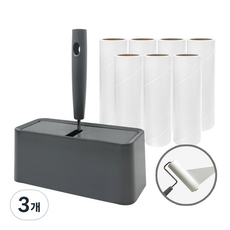 PIM System 斜切式除塵滾筒 主體 + 7入補充包 + 簡易支架組, 3套