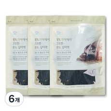 청해거상 황토가마에서 건조한 완도 실미역, 6개