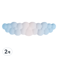 g-clicker Cloud Cotton 撫慰墊 雲朵鍵盤護腕墊, 2個, 糖霜