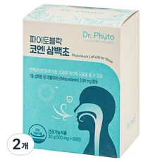닥터파이토 파이토블락 코엔삼백초 LHF618, 60정, 2개