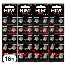 힘 1.5V LR44 코인건전지, 10개입, 16개