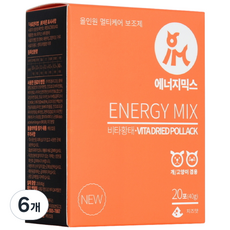 아이앤지메딕스 반려동물 에너지믹스 영양제, 40g, 종합영양제, 6개