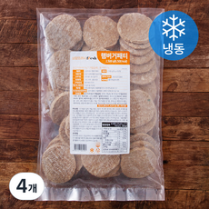 삼양 햄버거패티 원형 (냉동), 2.5kg, 4개