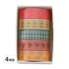 데일리네스트 깔끔한 마스킹테이프 세트, 타입 2, 4세트