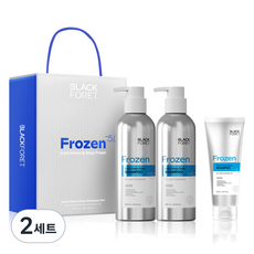 블랙포레 프로즌 쿨 딥클린 탈모완화샴푸 세트, 4개, 500ml