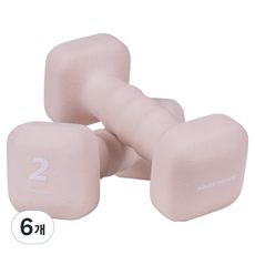 SKECHERS Flow 方形啞鈴, 6個, 2kg