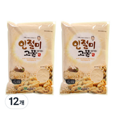 우리보리 인절미 고물 콩가루, 12개, 500g