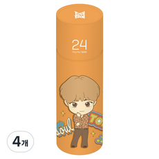 monAmi TinyTAN Plus Pen 24色, 4個, JIN