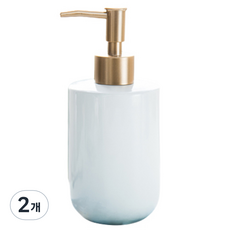 욕실 샴푸 린스 디스펜서 YT_RA535, 화이트, 2개