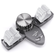 WE CHAMP 免打孔吸盤拖把夾 Z0100, 1個, 灰色