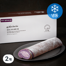 몽슈슈 쁘띠블루베리롤 (냉동), 300g, 2개