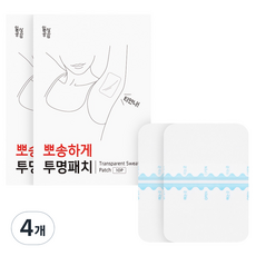 일상공감 뽀송하게 투명패치 10p, 4개