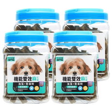 by DOG 機能雙效麻花捲, 海藻 + 鱉蛋粉, 800g, 4罐