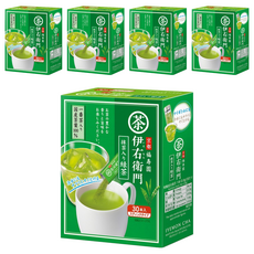 SunTORY 三得利 伊右衛門 速溶棒 抹茶, 0.8g, 30個裝, 5個