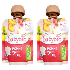 babybio 纖果泥, 90g, 2包