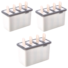 雪糕冰棒模具 12.5 x 8.5 x 5.7cm 100g, 北歐米, 3個