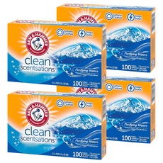 Arm&Hammer 衣物柔軟片 清新香氛, 100片, 4個