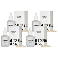 MUZ MAK 溫和卸甲液 附木棒 10支, 30ml, 4瓶