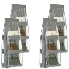 包包收納掛袋 6格 80g, 灰色