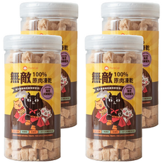 ParkCat 貓樂園 無敵100%原肉凍乾 豐富胺基酸, 海撈極鮮鱈魚, 80g, 4罐