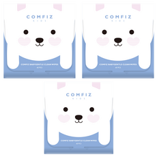 COMFIZ 康菲 嬰兒棉柔親膚乾濕兩用巾, 3個, 60張, 50gsm