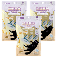 Pet's Need 霈尼 全齡貓 陪泥長大貓肉泥/元氣活力泥, 鮪魚 + 黃金蜆, 60g, 3袋