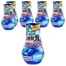 KOBAYASHI 小林製藥 消臭元 廁所芳香劑, 強力除臭, 400ml, 6個