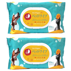 寵幸福 萬用清潔濕巾, 80張, 2包