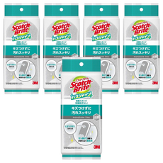 3M Scotch Brite 衛浴亮光抗菌海綿, 5個, 1個裝, 灰色