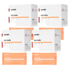 LAVIKIT Cottner 烘衣機用衣物柔軟香氛紙 杏桃麝香 正裝, 40片, 4個