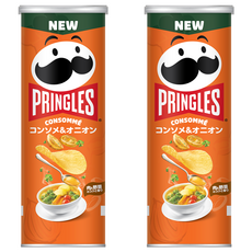PRINGLES 品客 極上醇香雞汁風味洋芋片, 95g, 2個