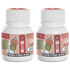 nu4PET 陪心寵糧 機能Plus 貓三寶, 綜合營養劑, 2罐